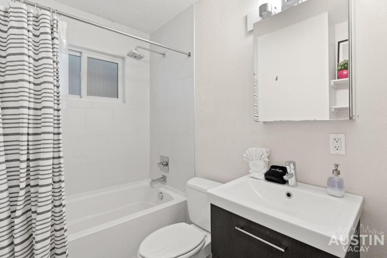 Charming Modern Apt Pool Patio Free Parking Austin Eksteriør bilde