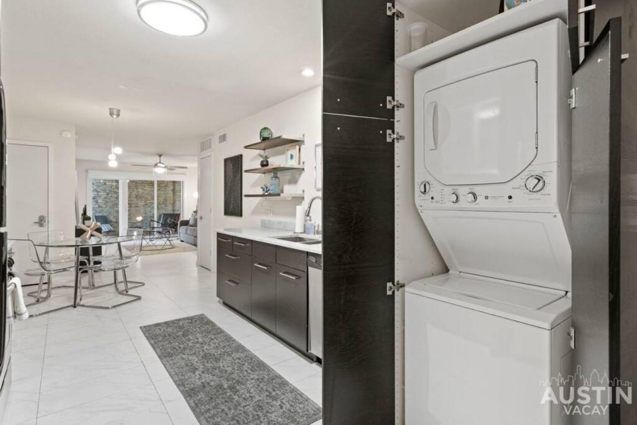 Charming Modern Apt Pool Patio Free Parking Austin Eksteriør bilde